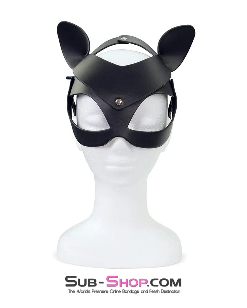 9950M      Leather Cat Woman Mask