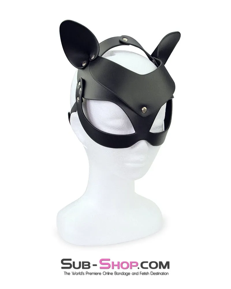 9950M      Leather Cat Woman Mask