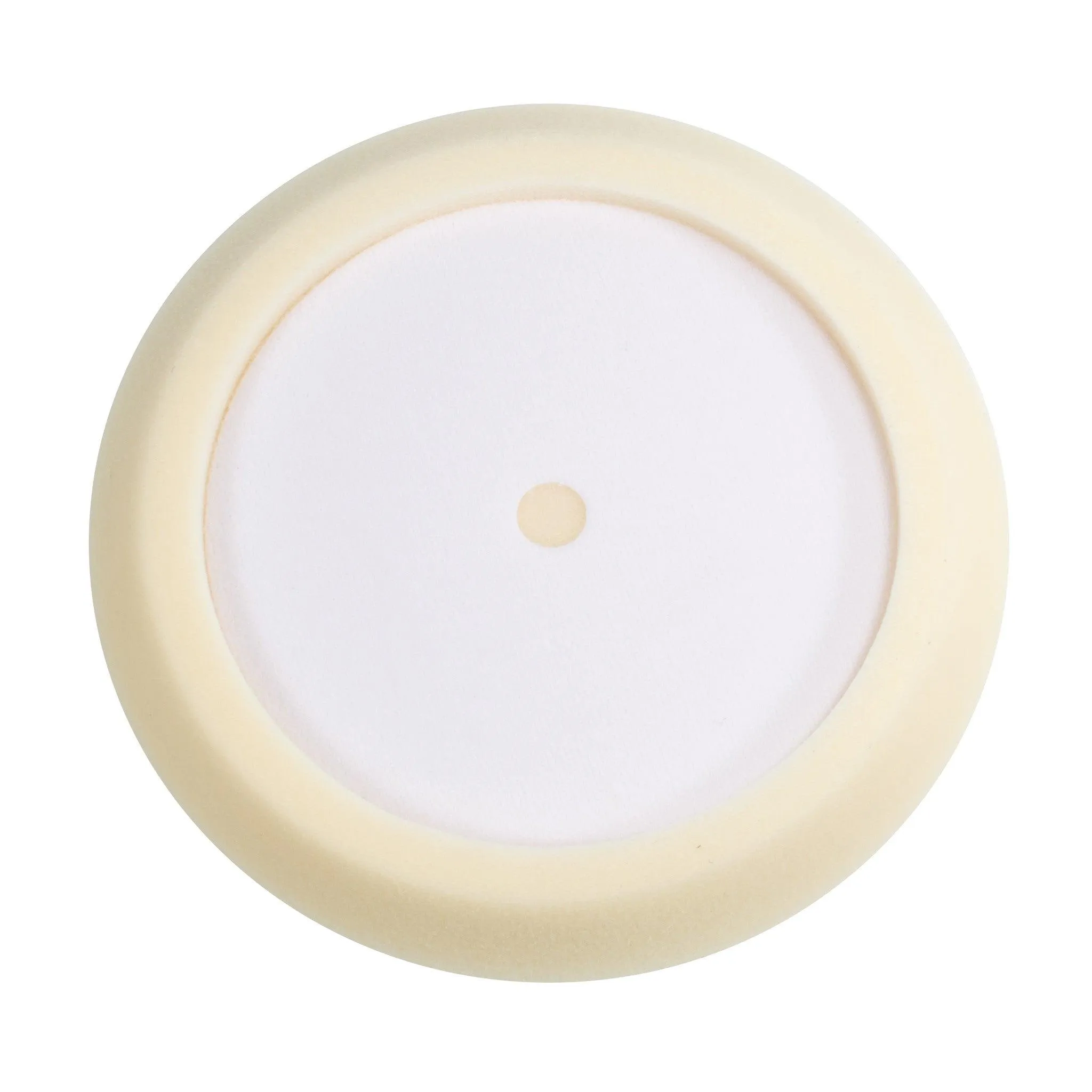 9" Ultra Fine White Foam Finishing Pad with Hook and Loop Backing