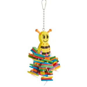 A&E Happy Beaks Busy Bee Bird Toy