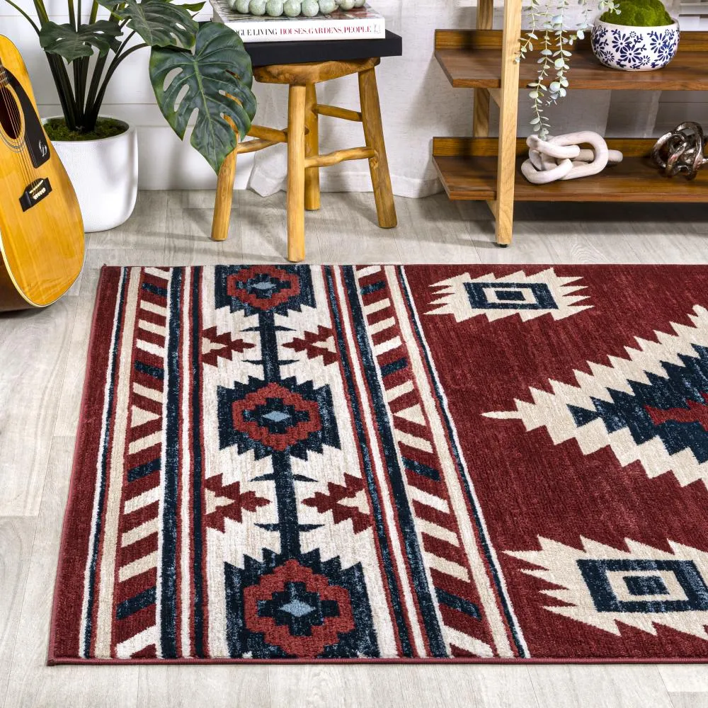 Aliyana Medallion Southwestern Area Rug