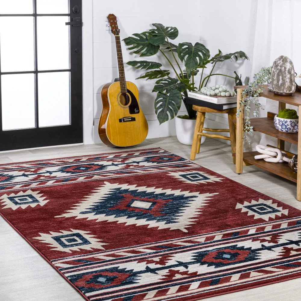 Aliyana Medallion Southwestern Area Rug