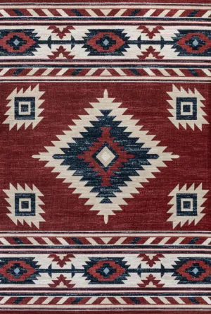 Aliyana Medallion Southwestern Area Rug