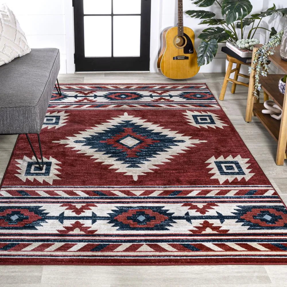 Aliyana Medallion Southwestern Area Rug