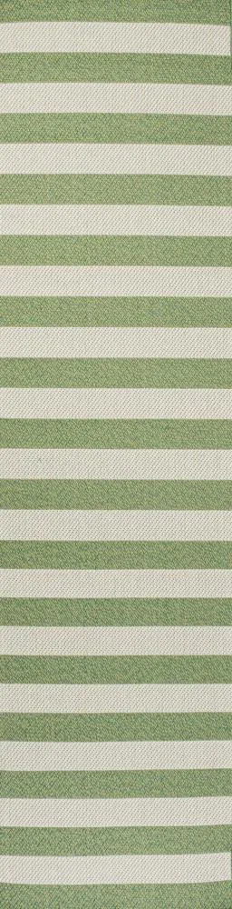 Amos Two-tone Wide Stripe Indoor/outdoor Area Rug