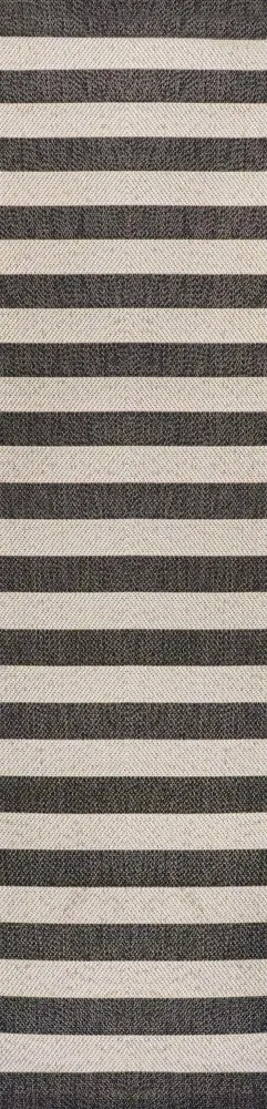 Amos Two-tone Wide Stripe Indoor/outdoor Area Rug