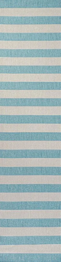 Amos Two-tone Wide Stripe Indoor/outdoor Area Rug