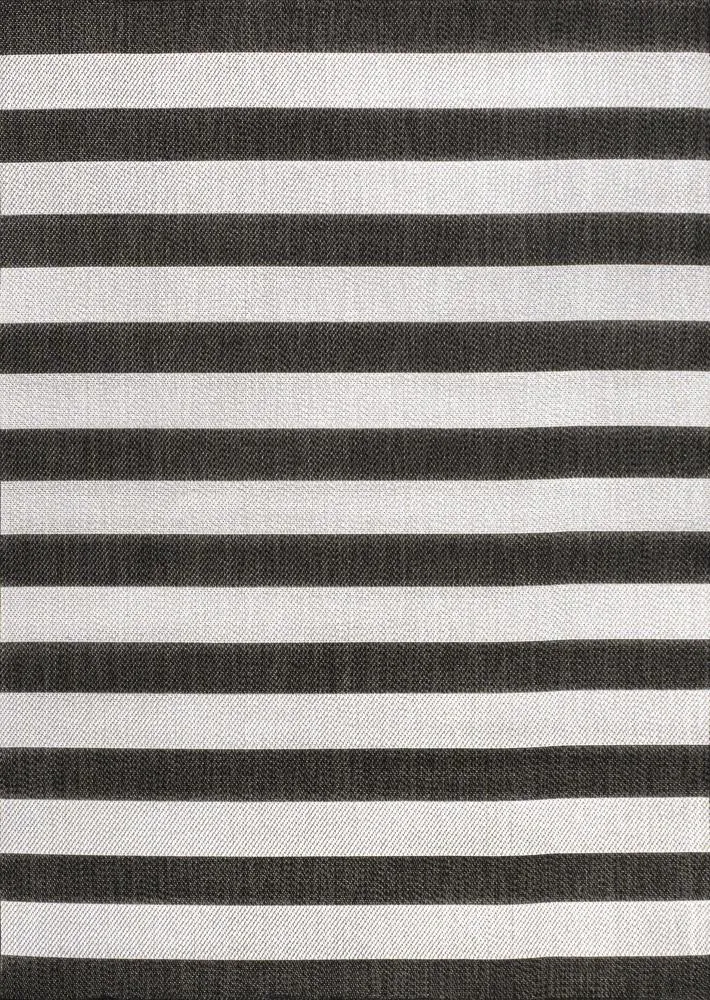 Amos Two-tone Wide Stripe Indoor/outdoor Area Rug