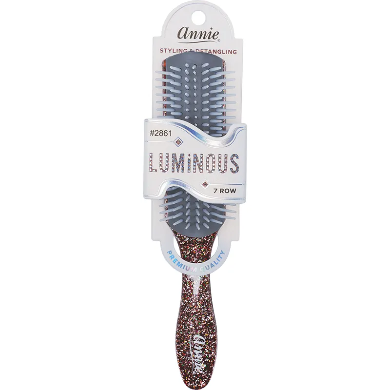 Annie Luminous 7 Row Styling Brush Assorted Colors