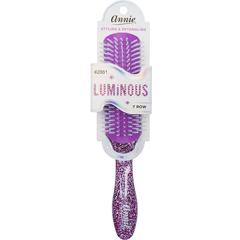 Annie Luminous 7 Row Styling Brush Assorted Colors