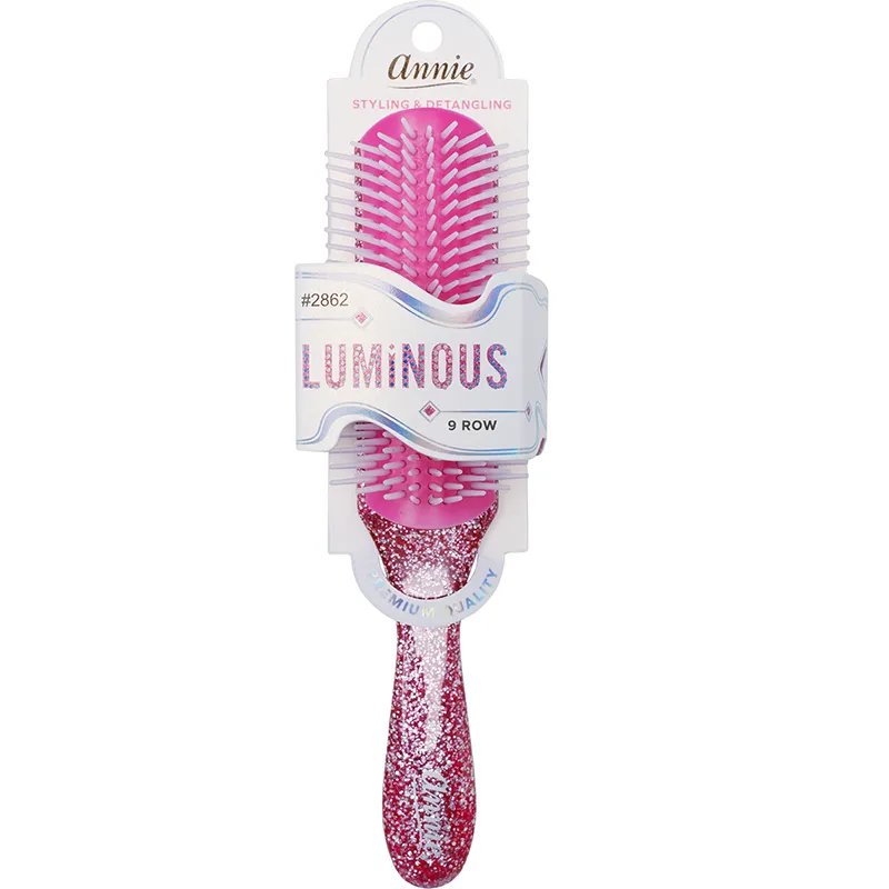 Annie Luminous 9 Row Styling Brush Assorted Colors