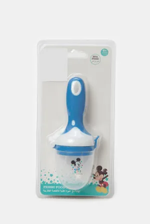 Blue Liquid Pulp Silicon Fresh Food Feeder Pacifier