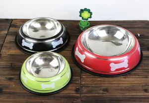 Bone Series Stainless Steel Pet Bowl