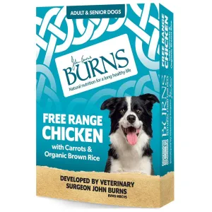 Burns 150g Organic Chicken with Carrots & Brown Rice for Adult & Senior Dogs