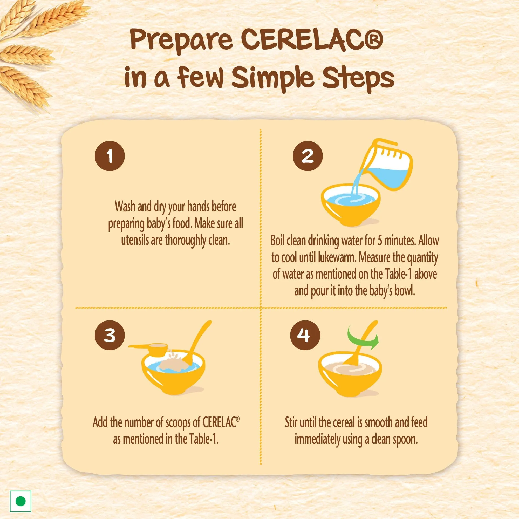 CERELAC Nestle Cerelac Baby Cereal With Milk , Wheat Apple Carrot ,Stage 1, From 6 To 24 Months , Source Of Iron & Protein , 300G