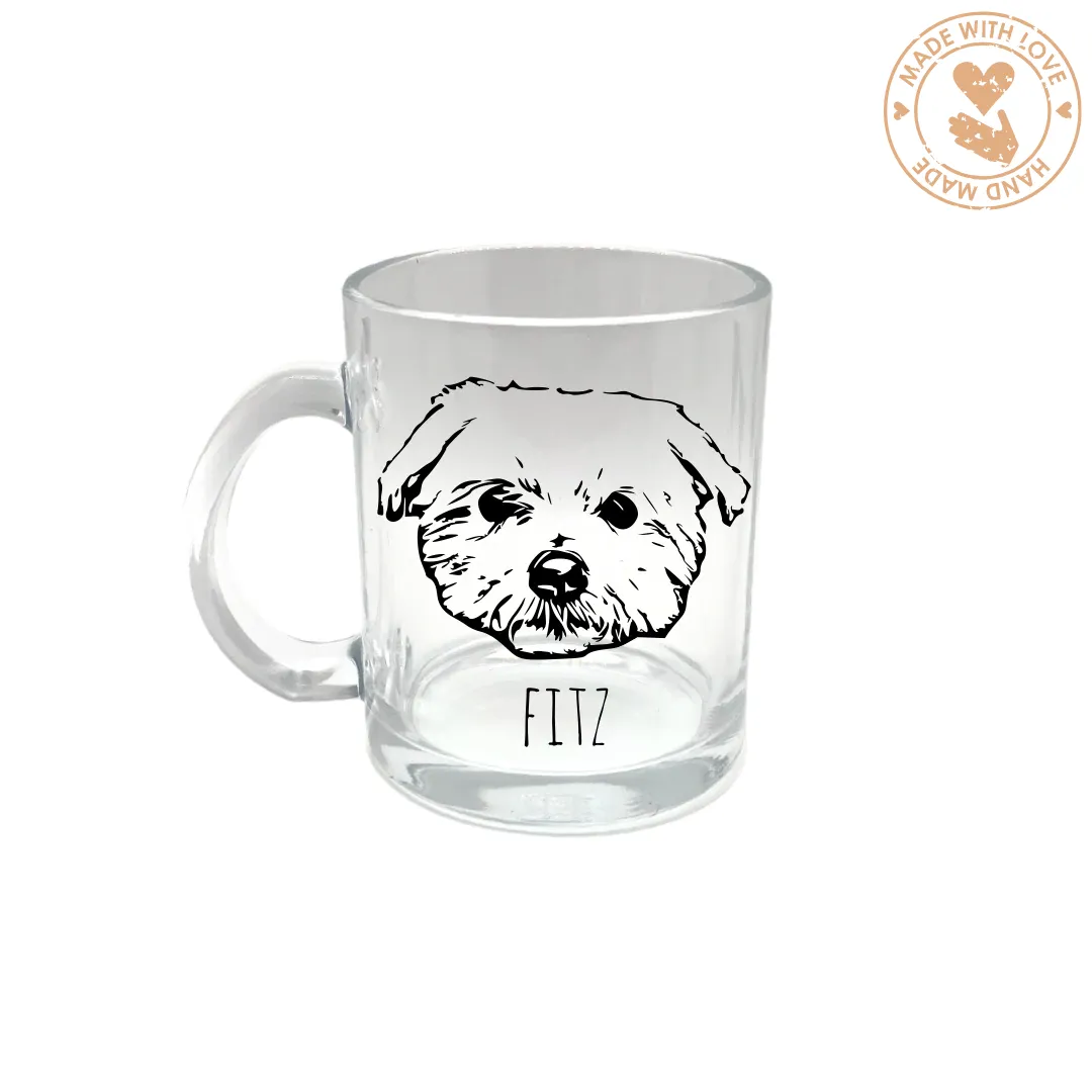 Custom Pet Mug, 11oz Clear