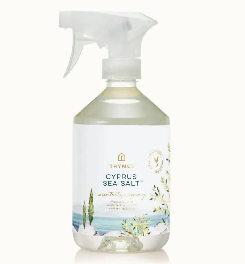 Cyprus Sea Salt Countertop Spray by Thymes