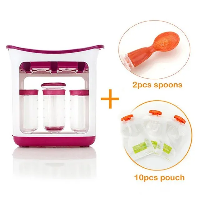 DIY Baby Food Squeeze Station