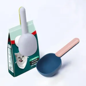 Dog Food Scoop w/ Sealing Bag Clip