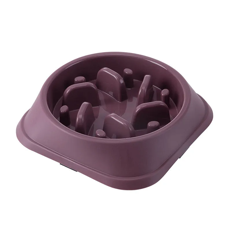 Dog Slow Food Stop Food Bowl Pet Supplies Anti-Choking Cat Food Bowl Pet Bowl Small