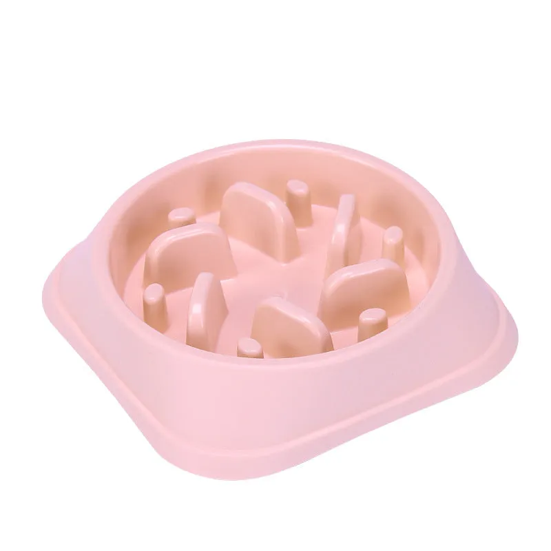 Dog Slow Food Stop Food Bowl Pet Supplies Anti-Choking Cat Food Bowl Pet Bowl Small