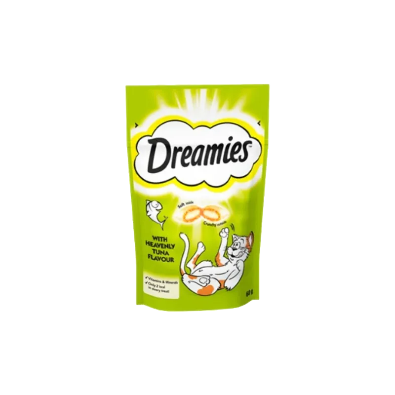 Dreamies Cat Treat Tuna 60gm (Pack of 8)