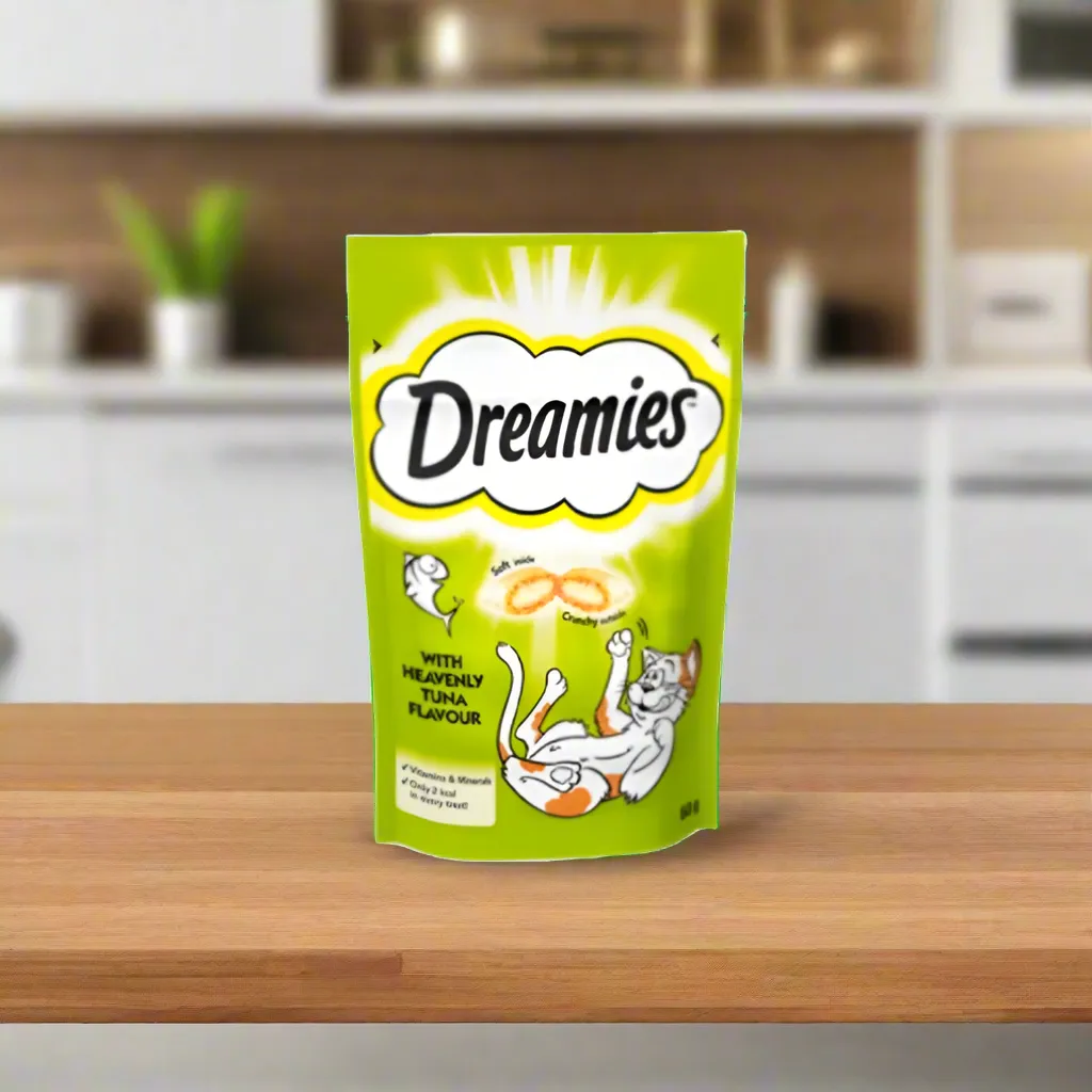 Dreamies Cat Treat Tuna 60gm (Pack of 8)