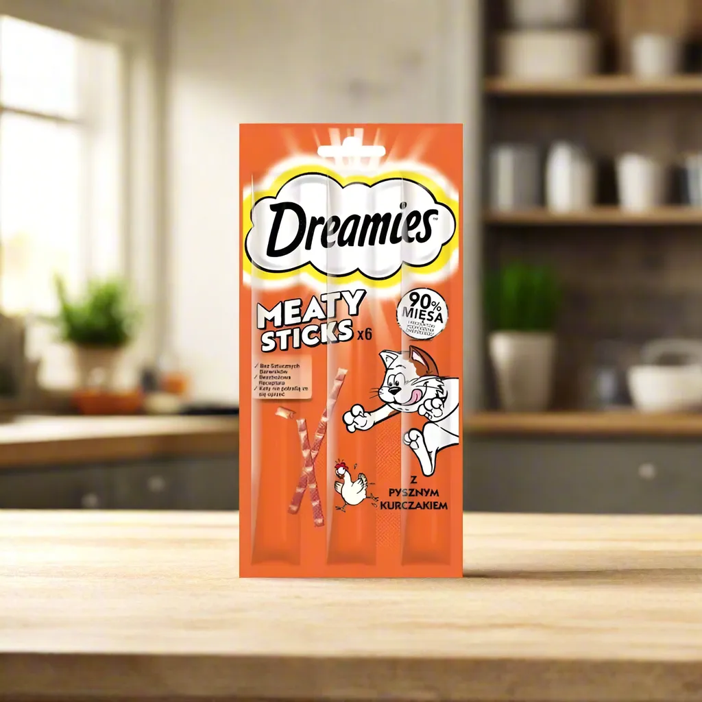 Dreamies Meaty Treats Chicken 30gm (Pack of 14)