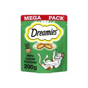 Dreamies Treat Mega Catnip 200gm (Pack of 6)