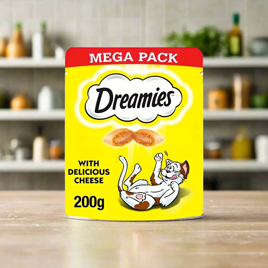 Dreamies Treat Mega Cheese 200gm (Pack of 6)