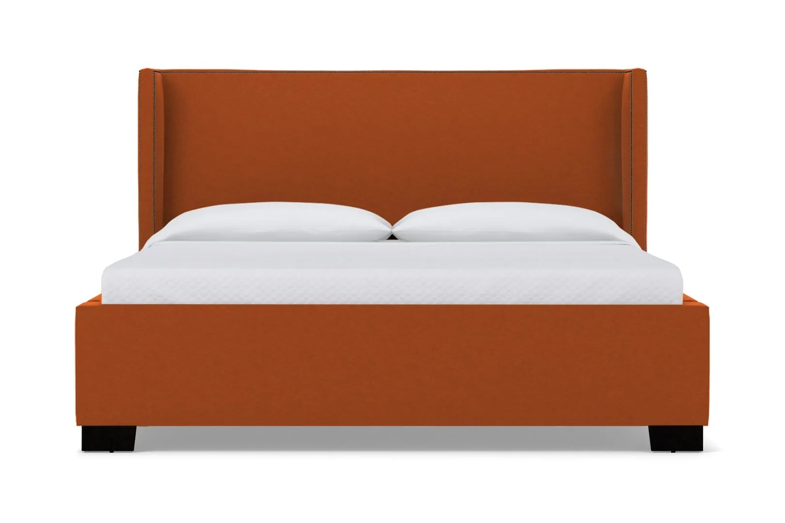 Everett Upholstered Bed :: Leg Finish: Espresso / Size: King