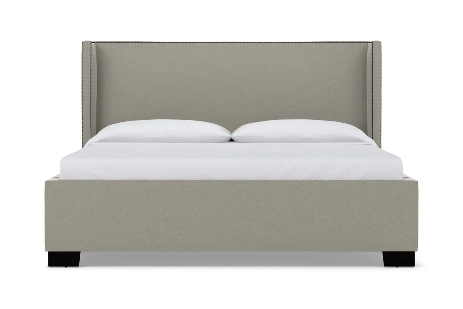 Everett Upholstered Bed :: Leg Finish: Espresso / Size: King