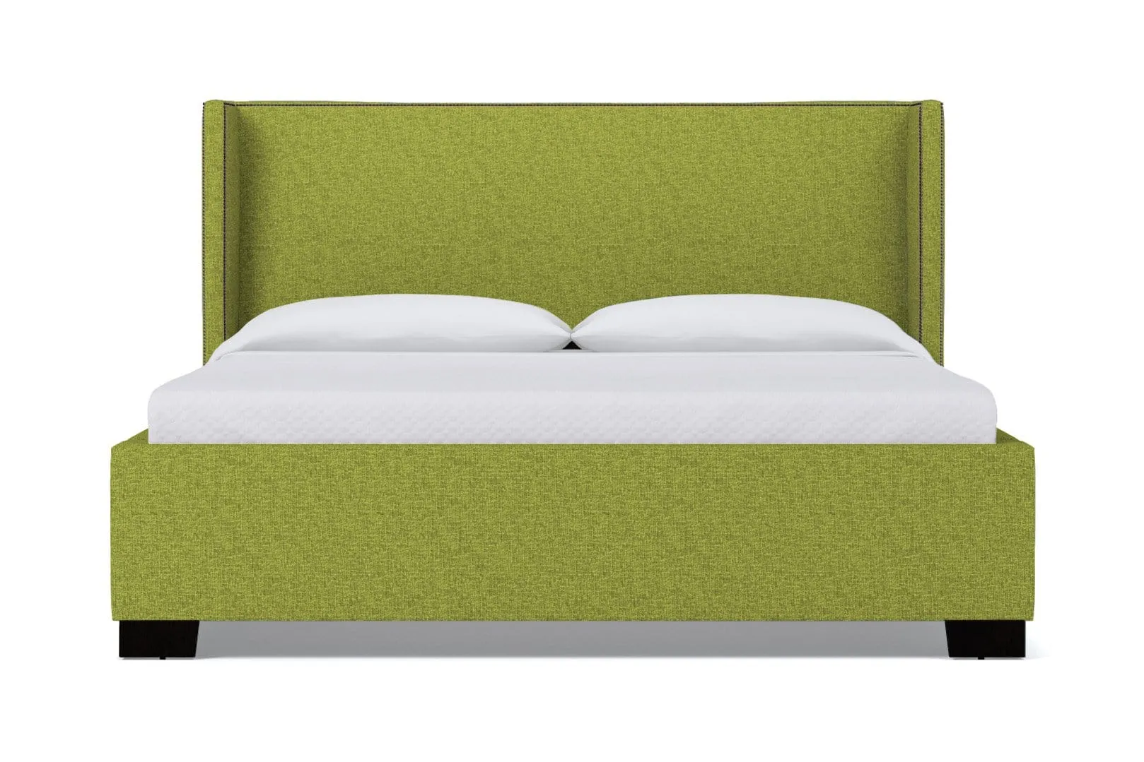 Everett Upholstered Bed :: Leg Finish: Espresso / Size: King