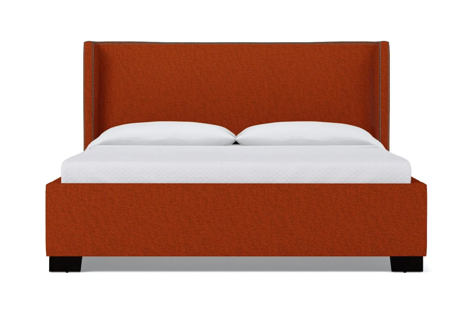 Everett Upholstered Bed :: Leg Finish: Espresso / Size: King