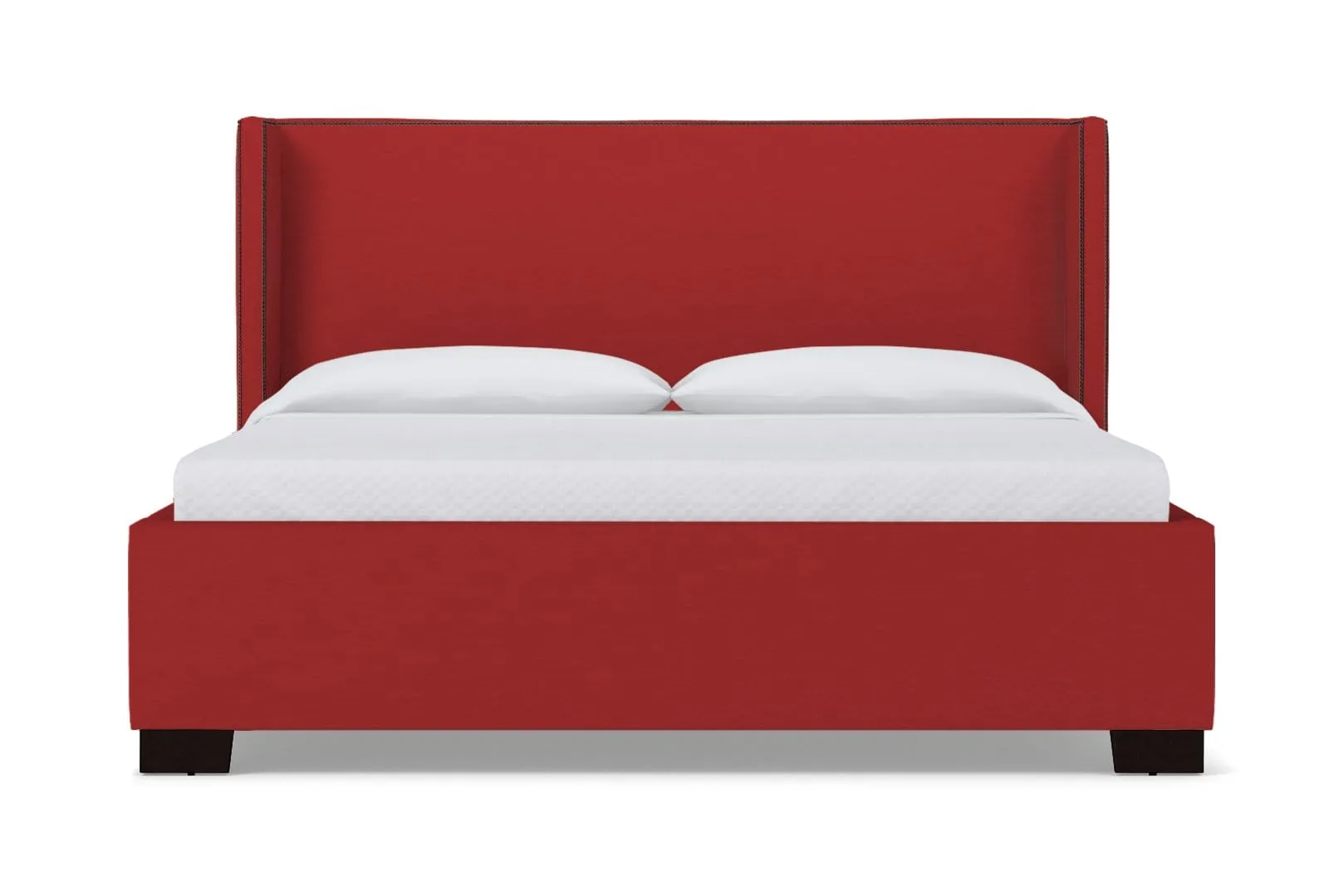 Everett Upholstered Bed :: Leg Finish: Espresso / Size: King