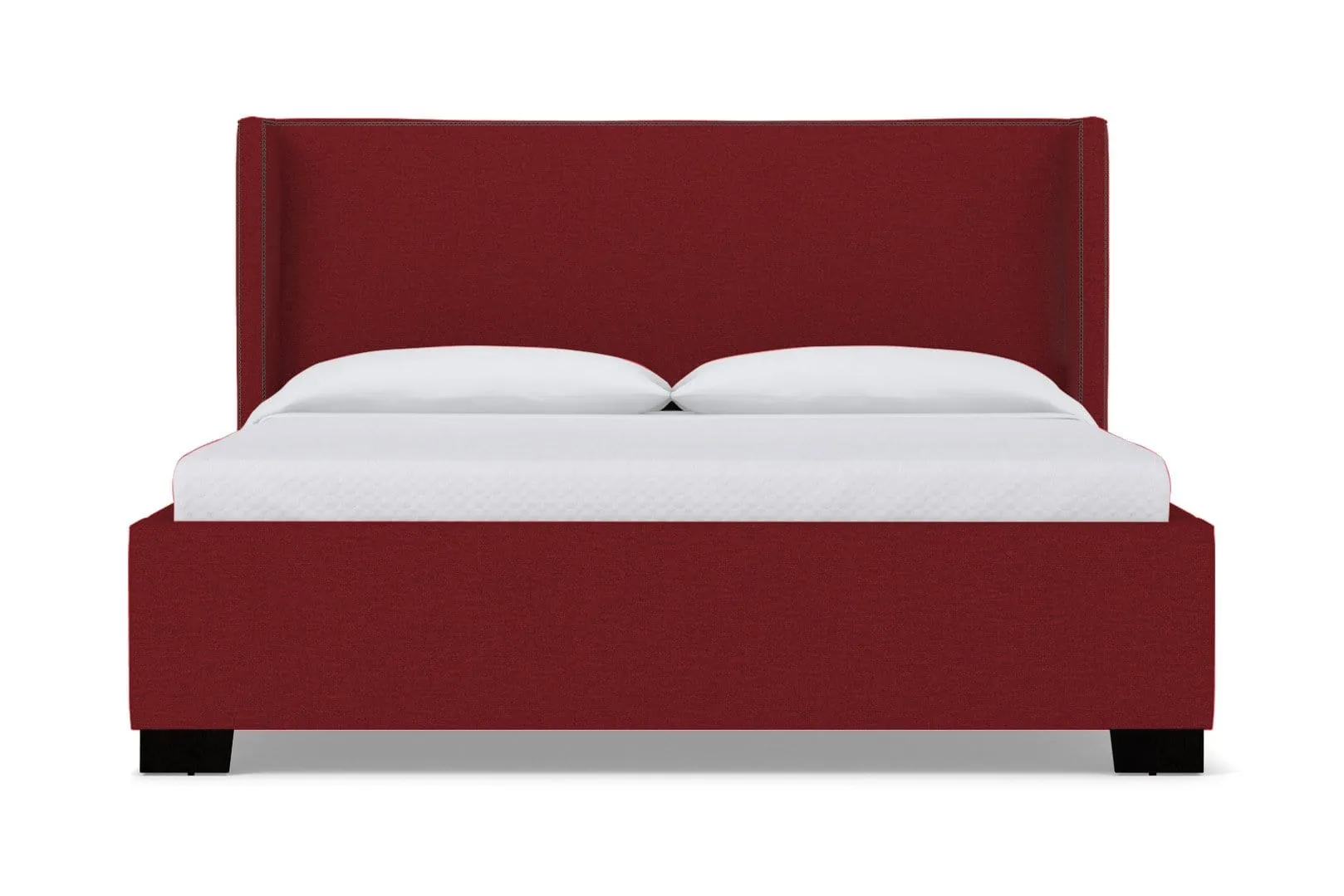 Everett Upholstered Bed :: Leg Finish: Espresso / Size: King