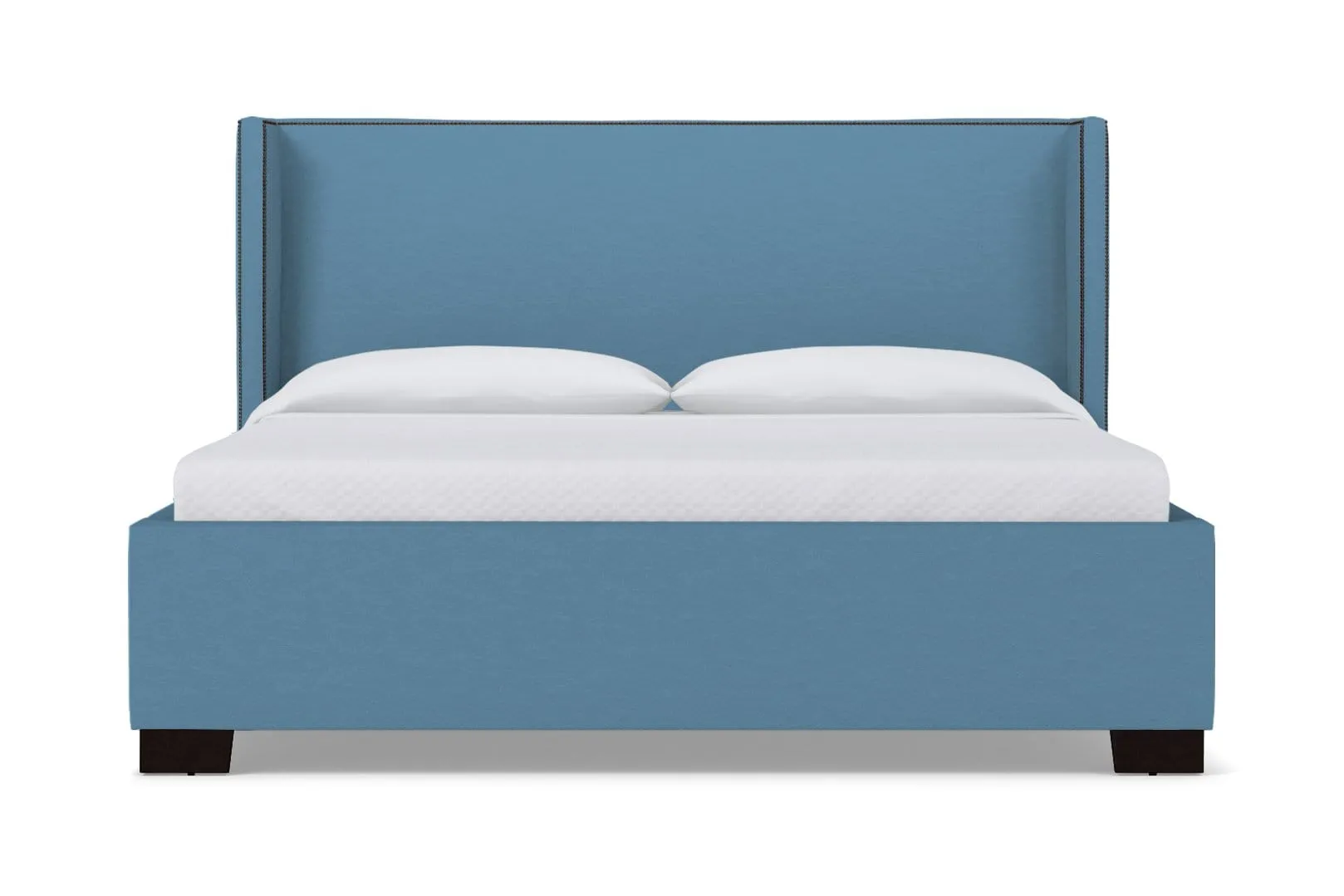 Everett Upholstered Bed :: Leg Finish: Espresso / Size: King