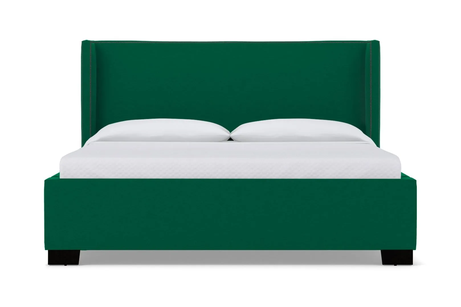 Everett Upholstered Bed :: Leg Finish: Espresso / Size: King