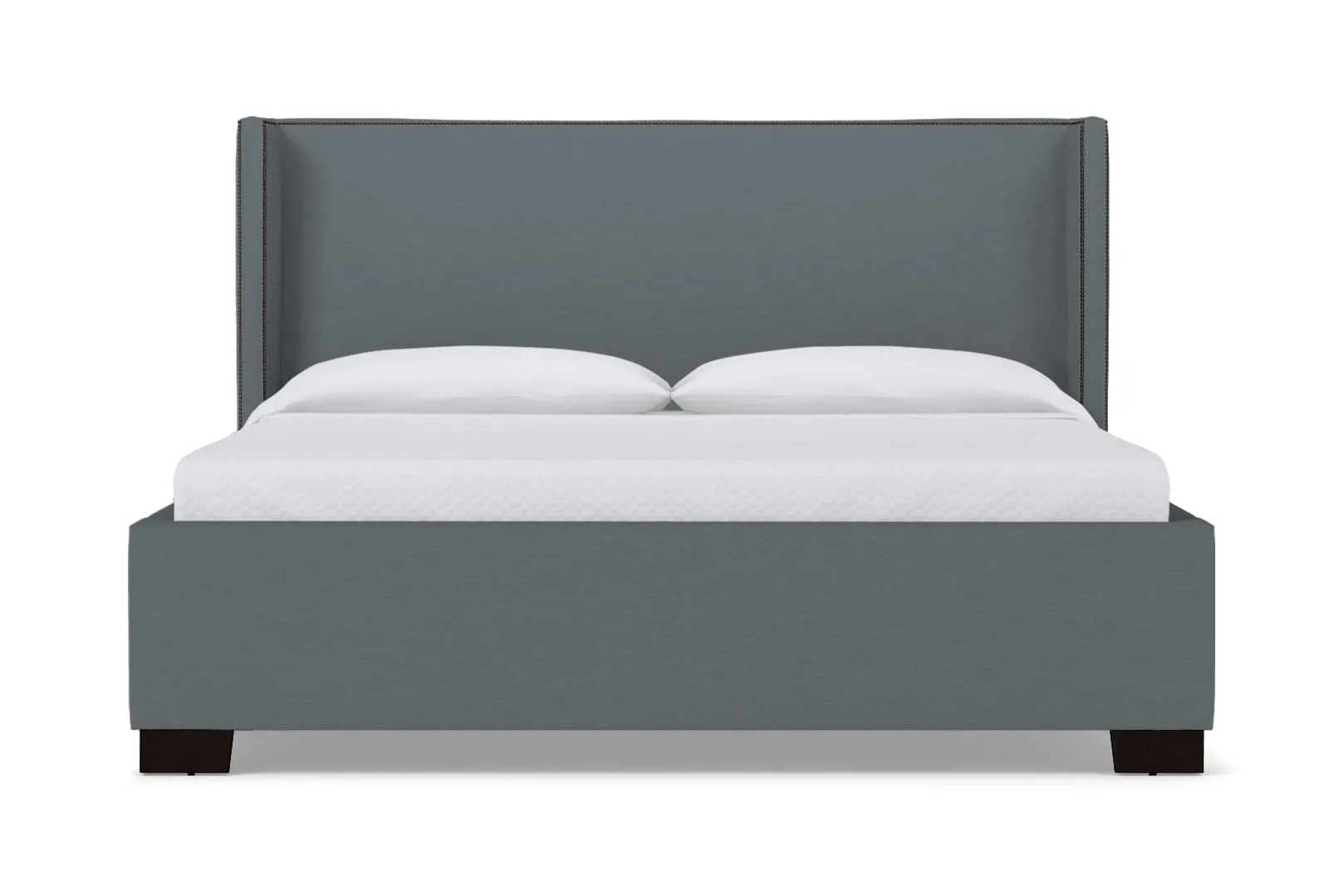 Everett Upholstered Bed :: Leg Finish: Espresso / Size: King