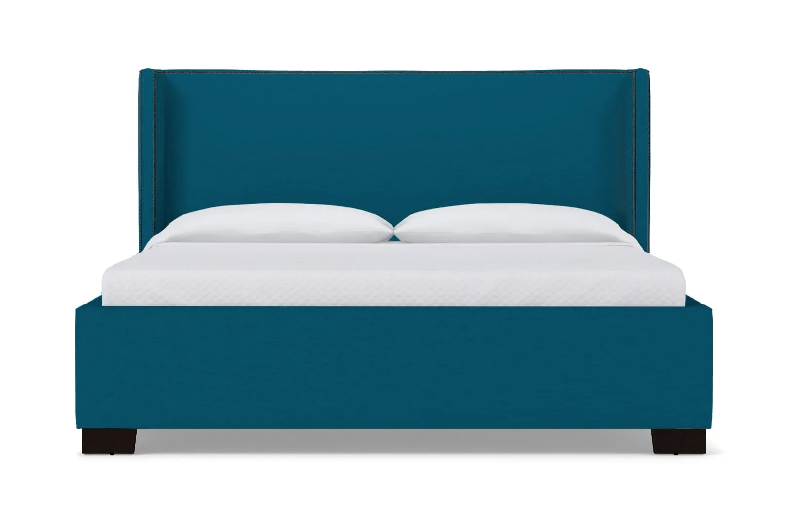 Everett Upholstered Bed :: Leg Finish: Espresso / Size: King