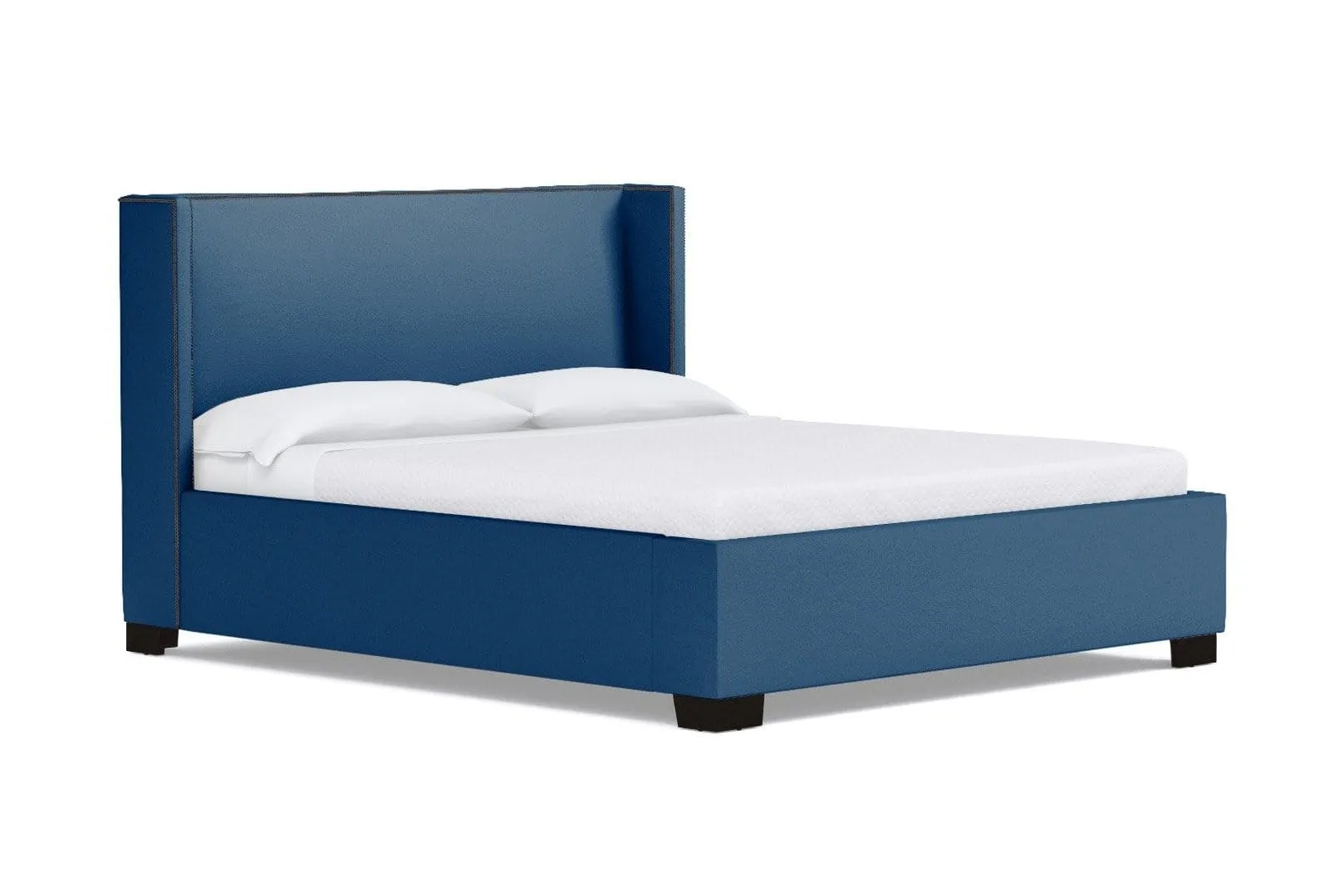 Everett Upholstered Bed :: Leg Finish: Espresso / Size: King