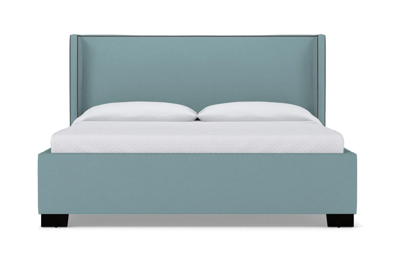 Everett Upholstered Bed :: Leg Finish: Espresso / Size: King