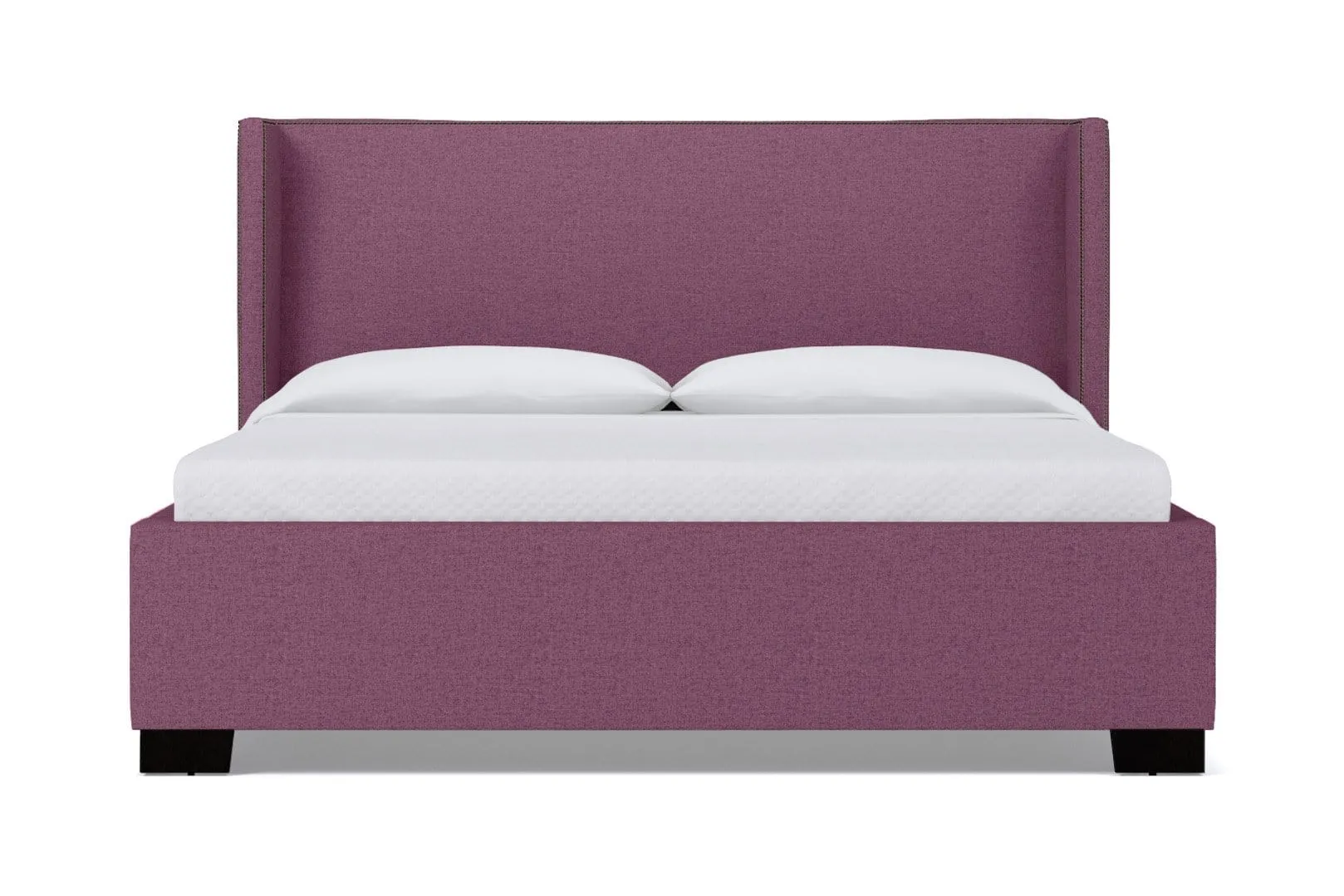 Everett Upholstered Bed :: Leg Finish: Espresso / Size: Queen Size