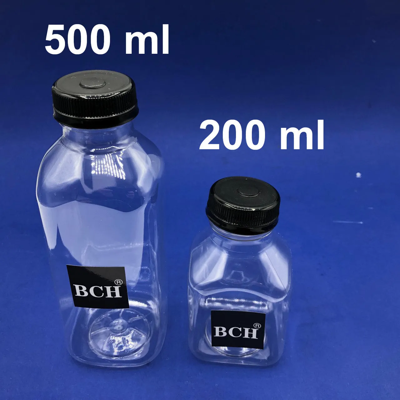 Extra Large Open Top 500 ml Clear PETE Bottle for Waste Tank