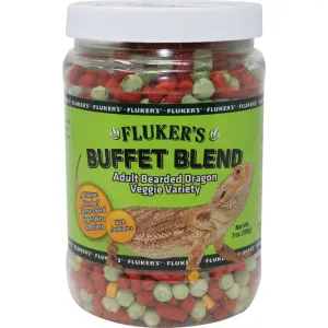 Fluker Adult Bearded Dragon Buffet Blend Veggie Variety 7 oz