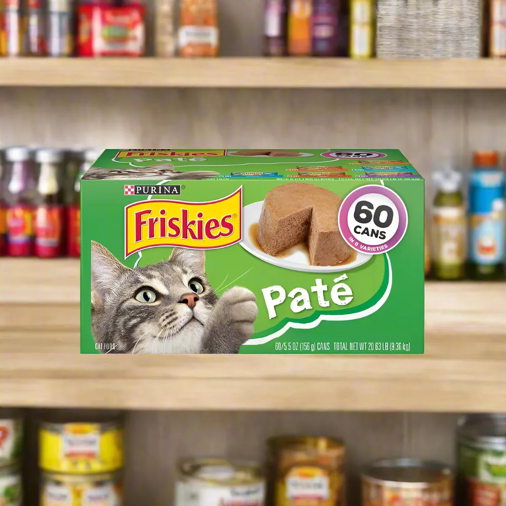 Friskies Tin Pate Variety 5.5oz (Pack of 60)