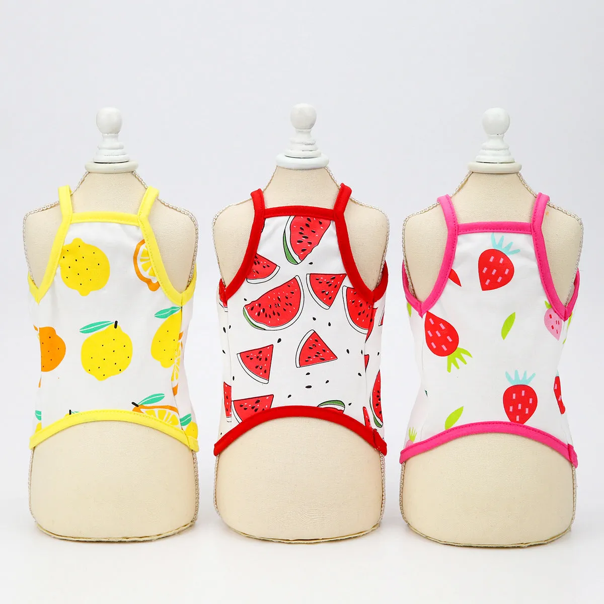 Fruit vest spring and summer pet clothing