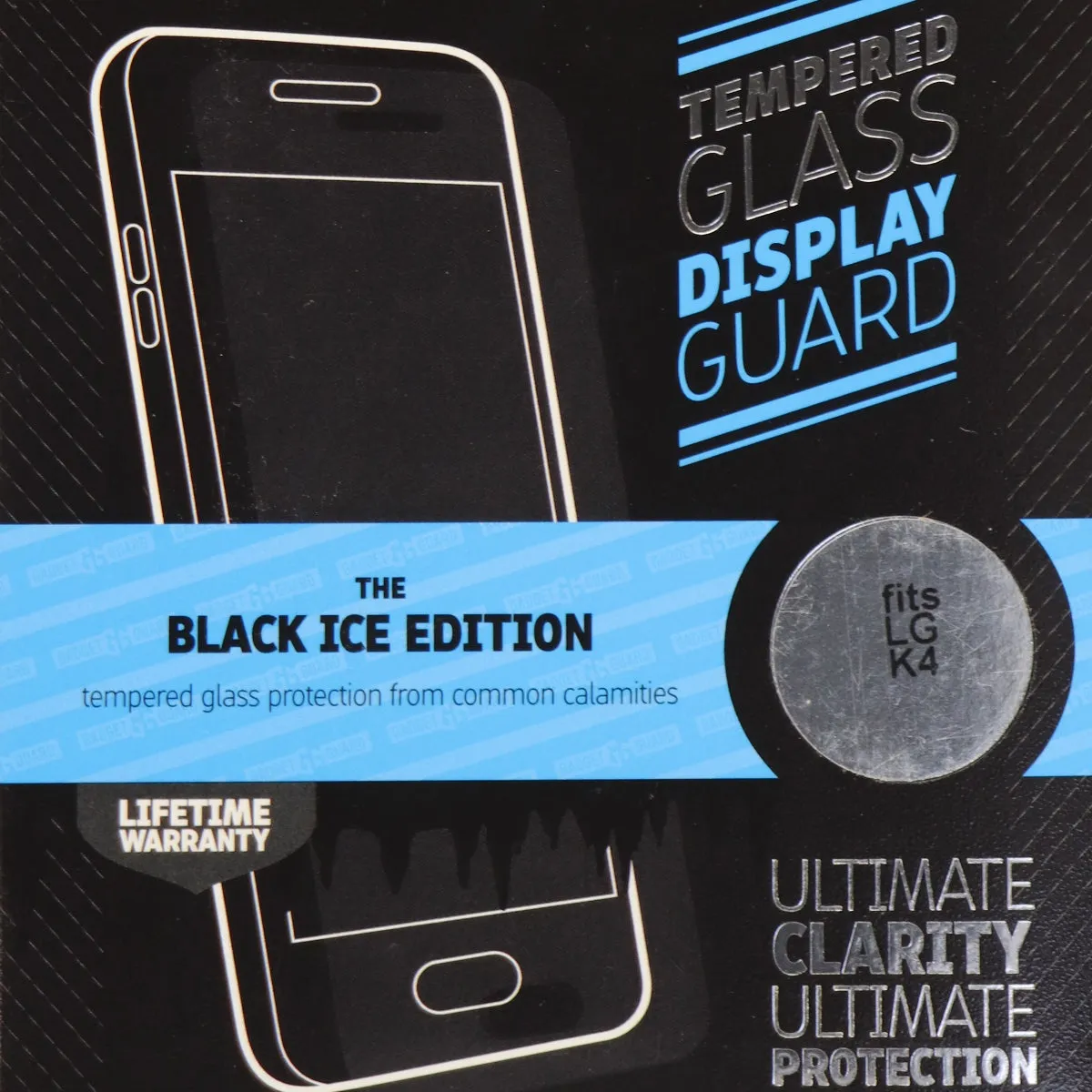 Gadget Guard Black Ice Tempered Glass Screen Protector for LG K4 - Clear