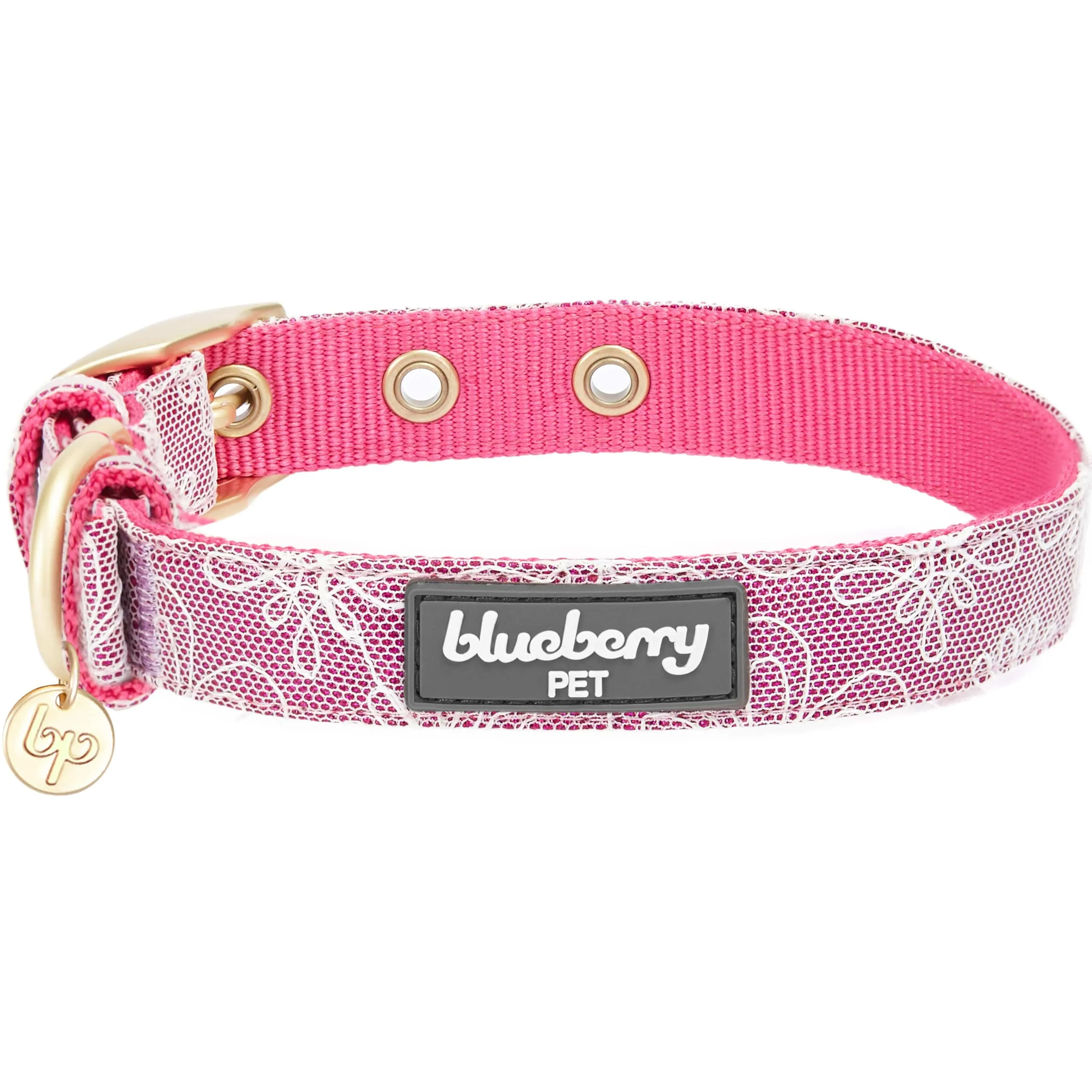 Glam Life Gold Stamping Lace Dog Collar