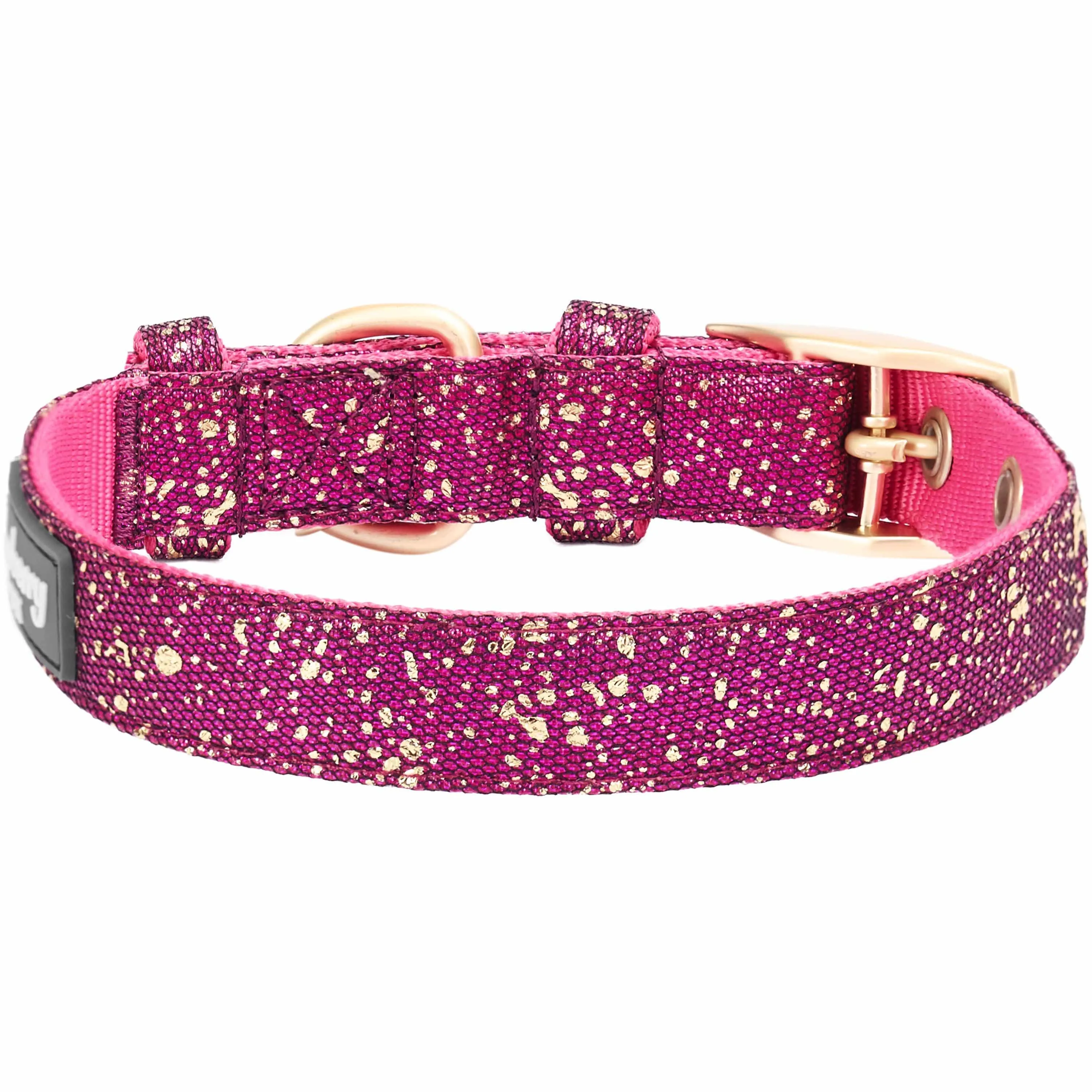 Glam Life Gold Stamping Lace Dog Collar